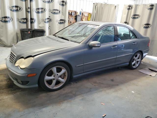 WDBRF40J35F710079 - 2005 MERCEDES-BENZ C 230K SPORT SEDAN GRAY photo 1