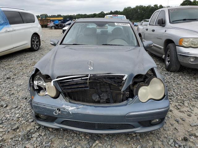 WDBRF40J35F710079 - 2005 MERCEDES-BENZ C 230K SPORT SEDAN GRAY photo 5