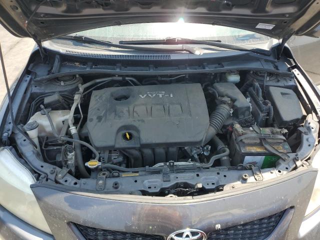 JTDBL40E999040699 - 2009 TOYOTA COROLLA BASE ნაცრისფერი ფოტო 11