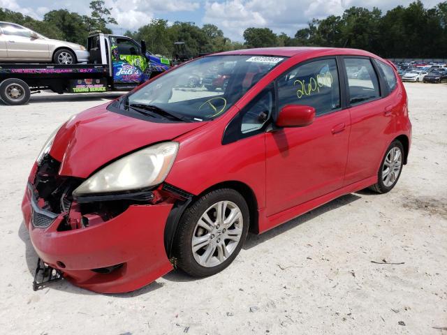 JHMGE8H59BC011349 - 2011 HONDA FIT SPORT RED photo 1