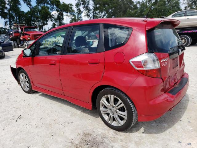 JHMGE8H59BC011349 - 2011 HONDA FIT SPORT RED photo 2