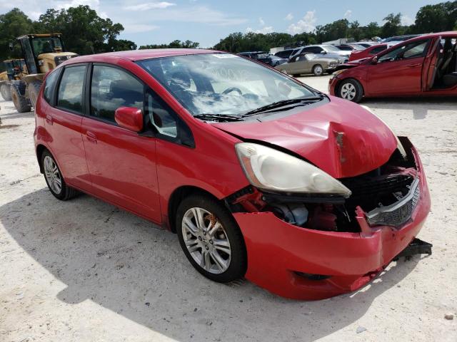 JHMGE8H59BC011349 - 2011 HONDA FIT SPORT RED photo 4