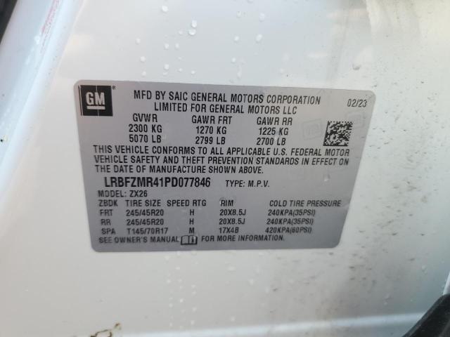 LRBFZMR41PD077846 - 2023 BUICK ENVISION PREFERRED თეთრი ფოტო 12