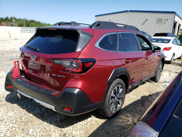 4S4BTANC3P3224800 - 2023 SUBARU OUTBACK LIMITED RED photo 3
