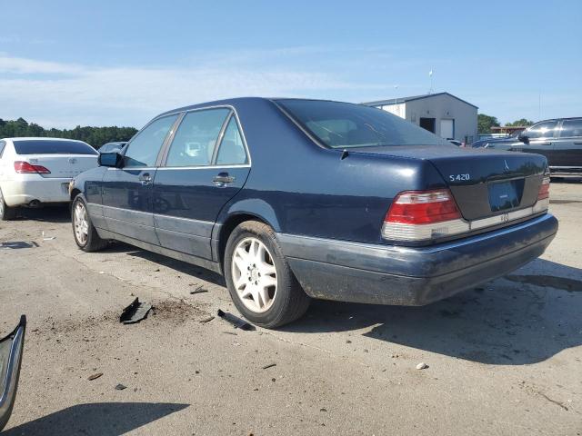 WDBGA43G9VA350707 - 1997 MERCEDES-BENZ S 420 BLUE photo 2