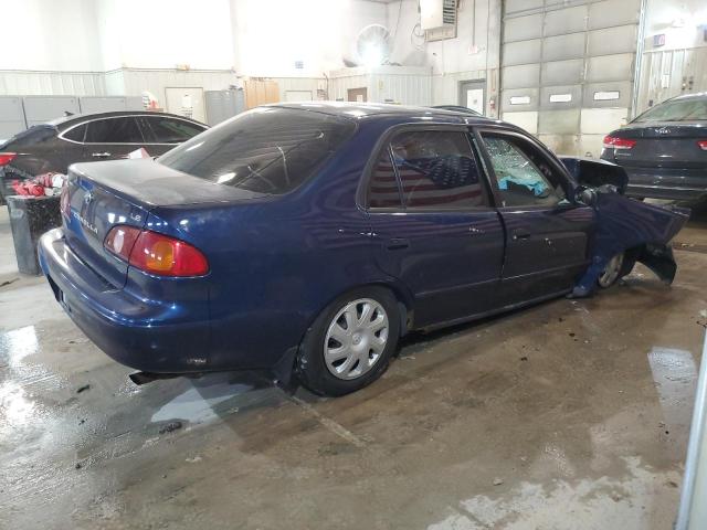 1NXBR12E82Z654913 - 2002 TOYOTA COROLLA CE BLUE photo 3