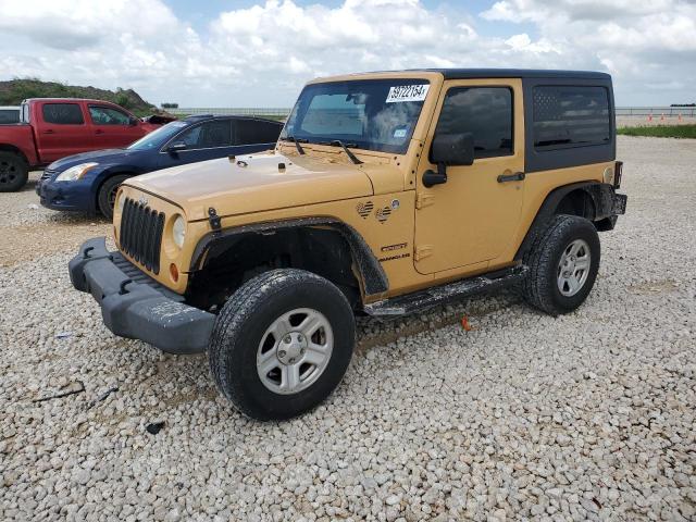 1C4AJWAG0DL672919 - 2013 JEEP WRANGLER SPORT GOLD photo 1