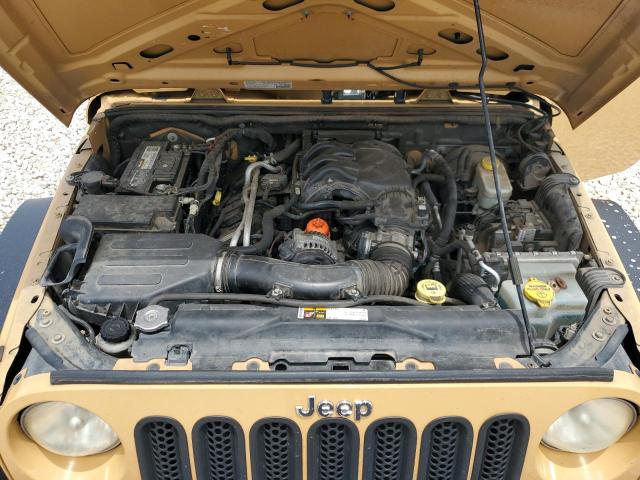 1C4AJWAG0DL672919 - 2013 JEEP WRANGLER SPORT GOLD photo 11