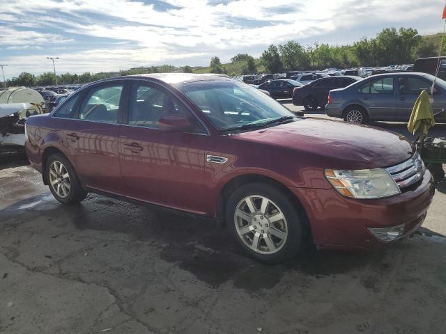 1FAHP24W78G143061 - 2008 FORD TAURUS SEL BURGUNDY photo 4