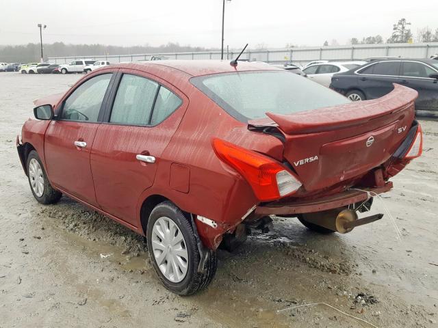 3N1CN7AP4GL882129 - 2016 NISSAN VERSA S  photo 3