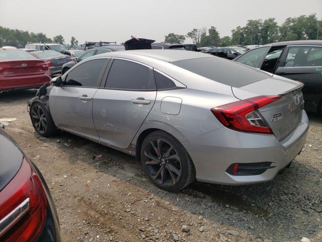 2HGFC2F8XKH604522 - 2019 HONDA CIVIC SPORT 银色 照片 2