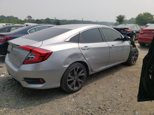 2HGFC2F8XKH604522 - 2019 HONDA CIVIC SPORT 银色 照片 3