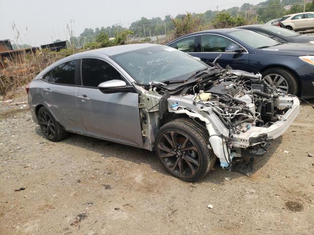 2HGFC2F8XKH604522 - 2019 HONDA CIVIC SPORT 银色 照片 4