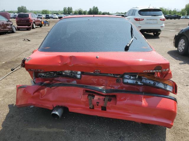 JH4DA9367MS805313 - 1991 ACURA INTEGRA GS RED photo 6