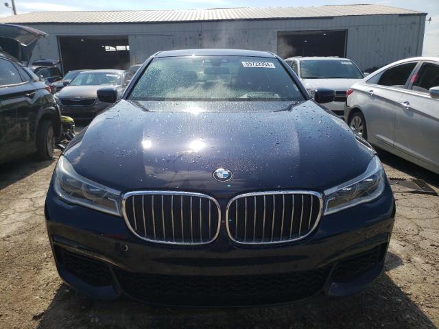 WBA7F2C50GG419321 - 2016 BMW 750 XI BLUE photo 5