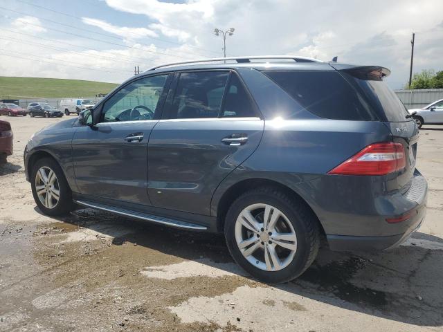 4JGDA5HB4DA222294 - 2013 MERCEDES-BENZ ML 350 4MATIC BLUE photo 2