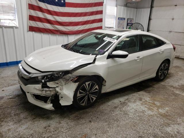 19XFC1F71HE017596 - 2017 HONDA CIVIC EXL WHITE photo 1