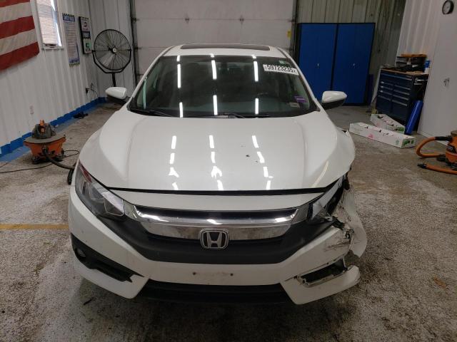 19XFC1F71HE017596 - 2017 HONDA CIVIC EXL WHITE photo 5