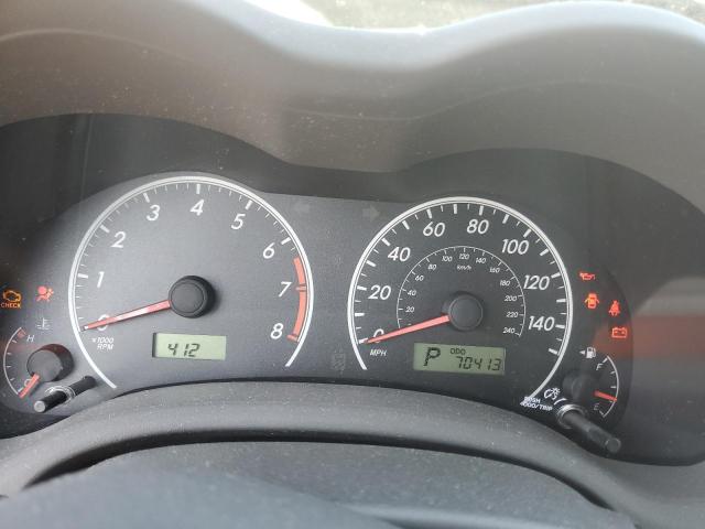 1NXBU40EX9Z016630 - 2009 TOYOTA COROLLA BASE Silber Foto 9