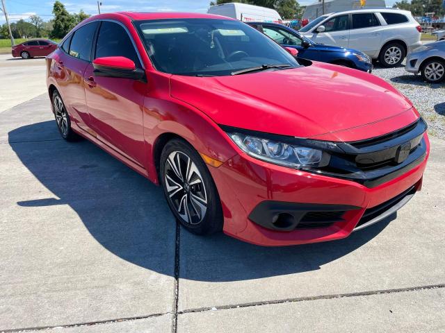 JHMFC1F33JX038368 - 2018 HONDA CIVIC EX RED photo 1