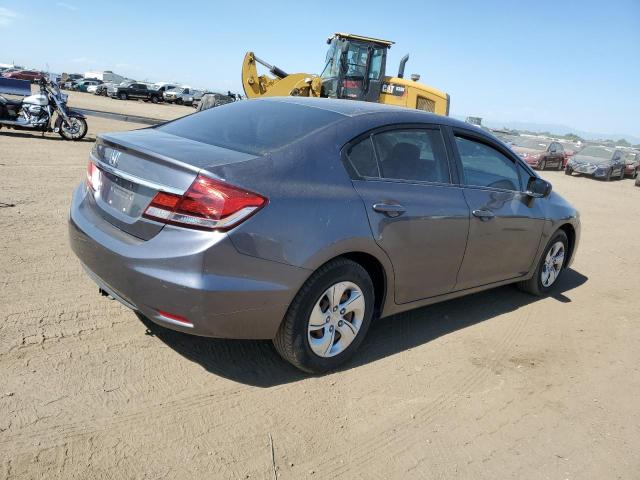 19XFB2F5XFE007556 - 2015 HONDA CIVIC LX GRAY photo 3