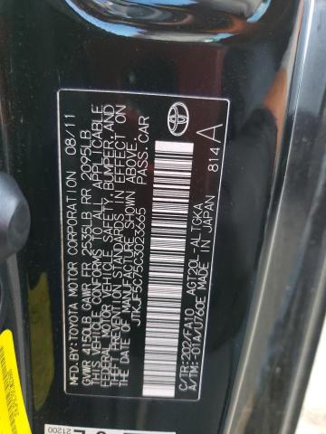 JTKJF5C75C3023665 - 2012 TOYOTA SCION TC 黑色 照片 12