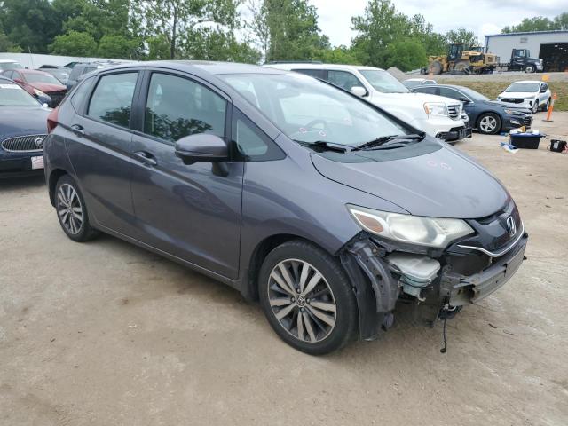 3HGGK5H82FM737529 - 2015 HONDA FIT EX GRAY photo 4