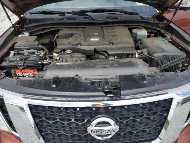JN8AY2NF8H9301701 - 2017 NISSAN ARMADA PLATINUM ORANGE photo 12
