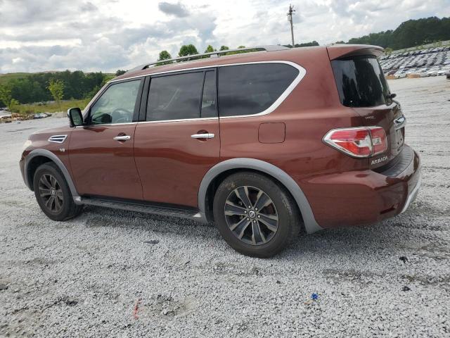 JN8AY2NF8H9301701 - 2017 NISSAN ARMADA PLATINUM ORANGE photo 2