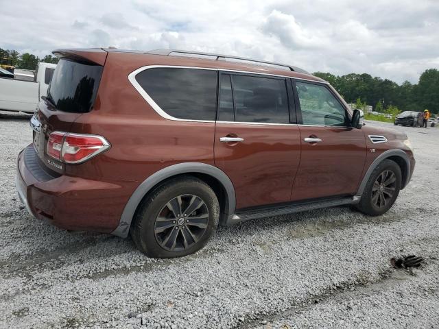 JN8AY2NF8H9301701 - 2017 NISSAN ARMADA PLATINUM ORANGE photo 3