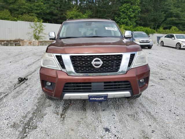 JN8AY2NF8H9301701 - 2017 NISSAN ARMADA PLATINUM ORANGE photo 5