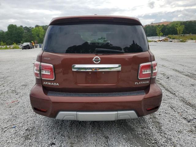 JN8AY2NF8H9301701 - 2017 NISSAN ARMADA PLATINUM ORANGE photo 6