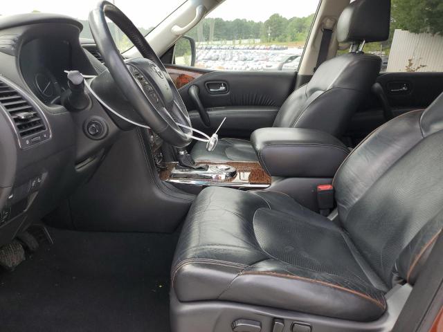 JN8AY2NF8H9301701 - 2017 NISSAN ARMADA PLATINUM ORANGE photo 7