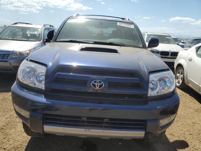 JTEBT14R658025987 - 2005 TOYOTA 4RUNNER SR5 BLUE photo 5