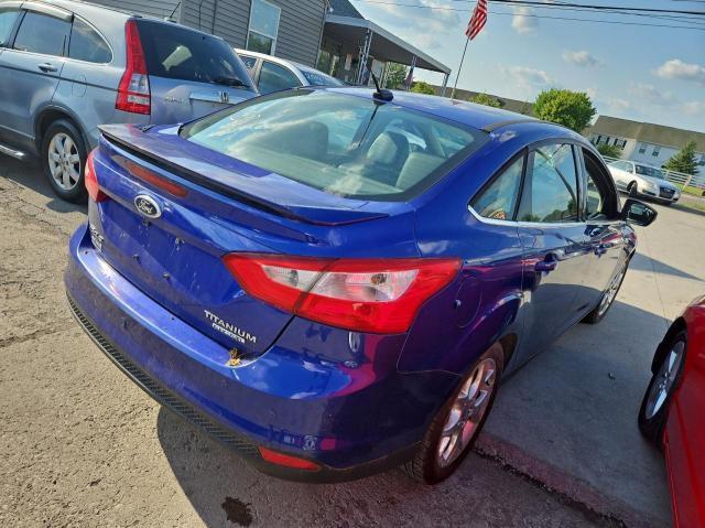 1FADP3J2XDL231626 - 2013 FORD FOCUS TITANIUM BLUE photo 4