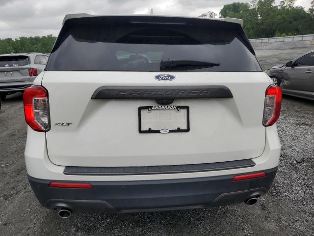 1FMSK7DH0MGB28355 - 2021 FORD EXPLORER XLT WHITE photo 6