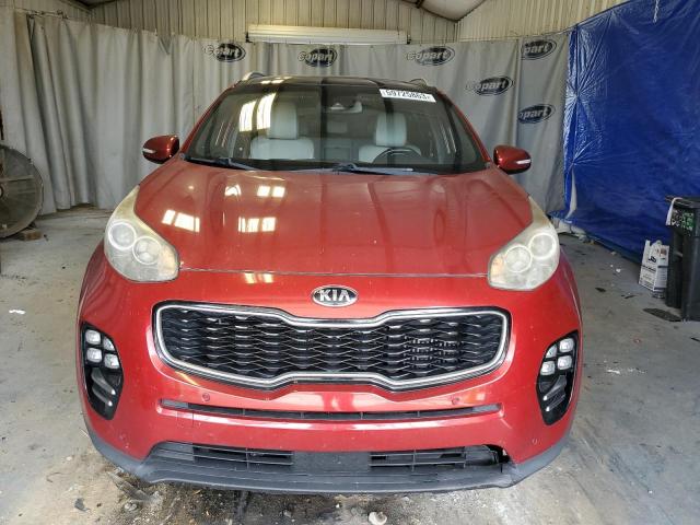 KNDPR3A65H7148897 - 2017 KIA SPORTAGE SX RED photo 5