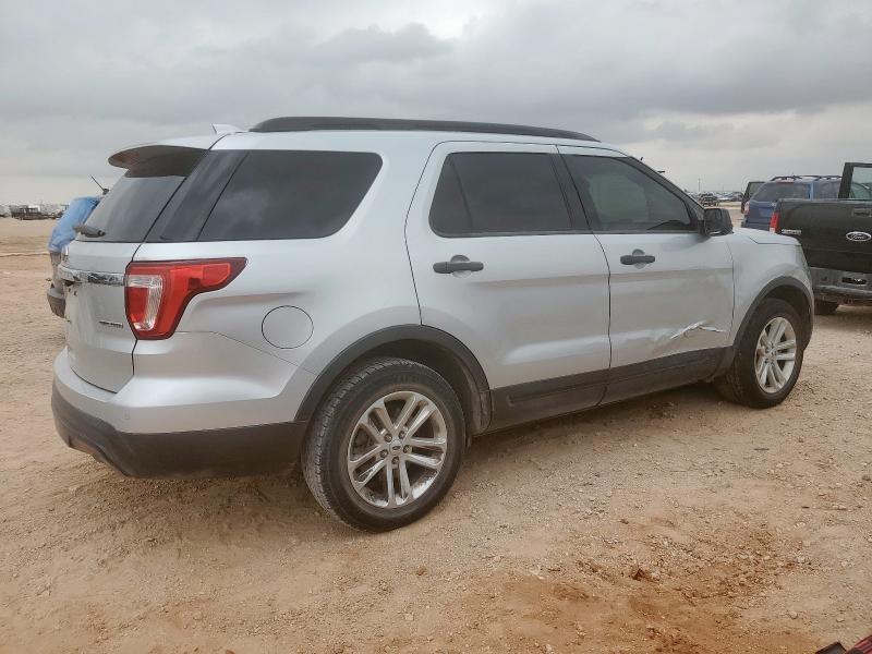 1FM5K7B83GGD04464 - 2016 FORD EXPLORER SILVER photo 3