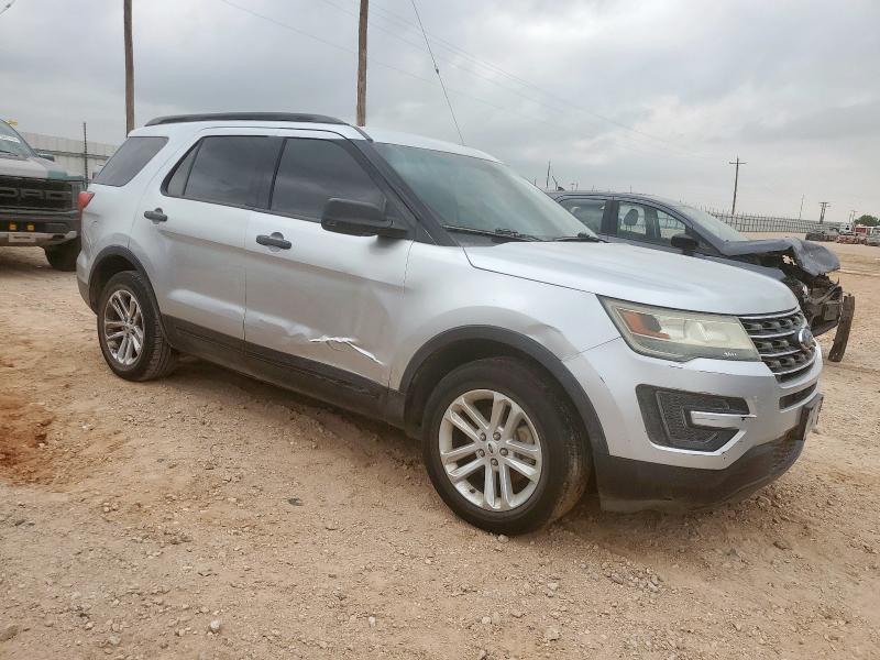1FM5K7B83GGD04464 - 2016 FORD EXPLORER SILVER photo 4