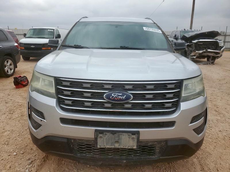 1FM5K7B83GGD04464 - 2016 FORD EXPLORER SILVER photo 5