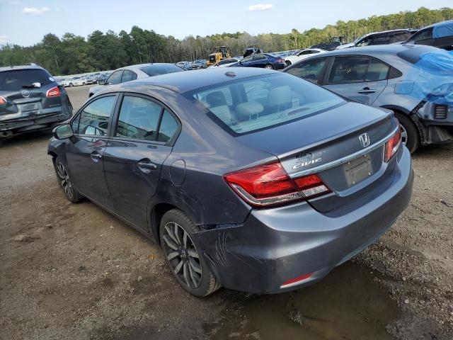 19XFB2F90FE014972 - 2015 HONDA CIVIC EXL GRAY photo 3