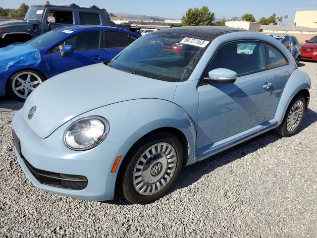 3VWJP7AT0DM667118 - 2013 VOLKSWAGEN BEETLE BLUE photo 1