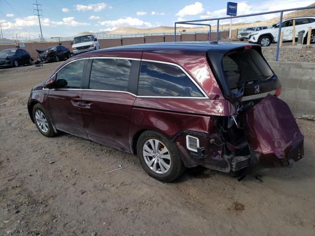 5FNRL5H3XGB141776 - 2016 HONDA ODYSSEY SE MAROON photo 2