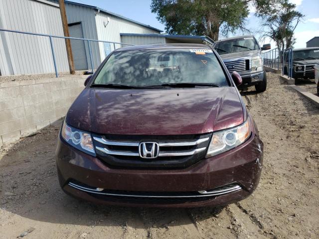 5FNRL5H3XGB141776 - 2016 HONDA ODYSSEY SE MAROON photo 5