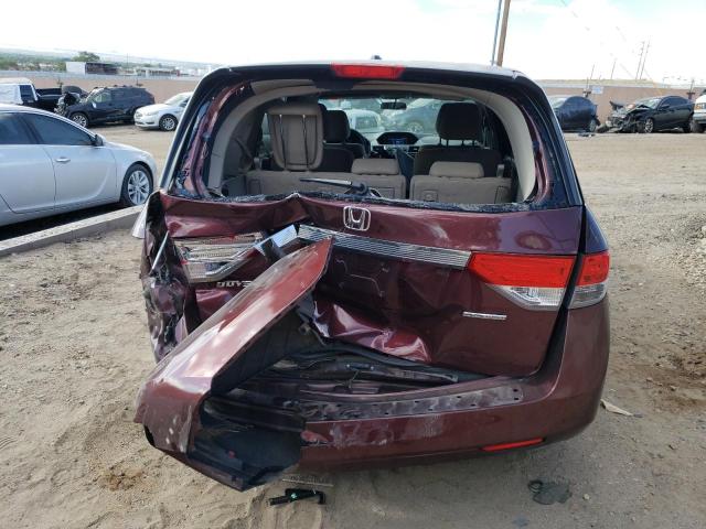 5FNRL5H3XGB141776 - 2016 HONDA ODYSSEY SE MAROON photo 6