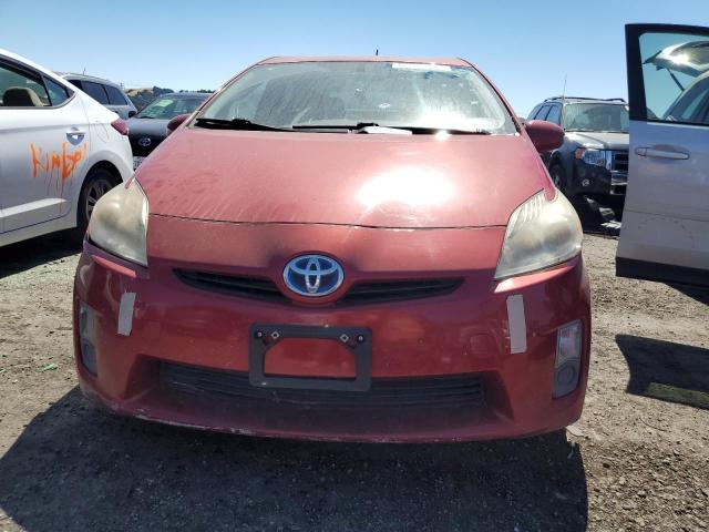 JTDKN3DUXA0087237 - 2010 TOYOTA PRIUS RED photo 5