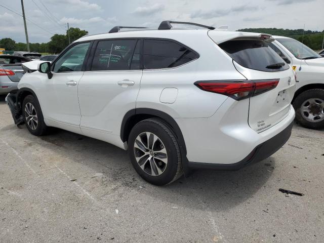 5TDGZRAH8NS098051 - 2022 TOYOTA HIGHLANDER XLE WHITE photo 2