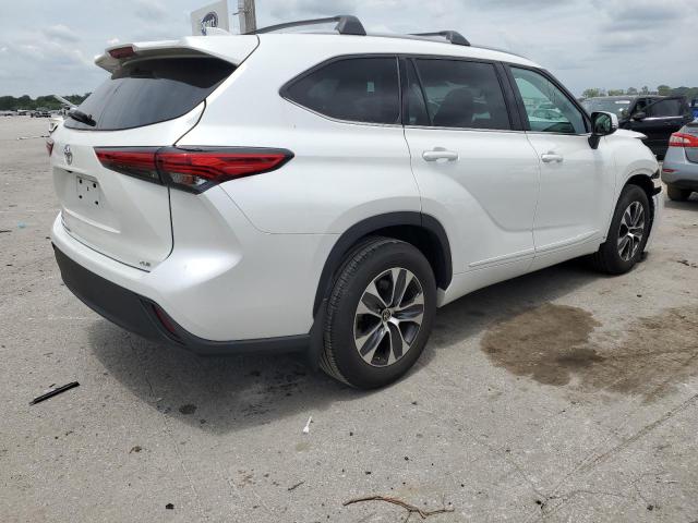 5TDGZRAH8NS098051 - 2022 TOYOTA HIGHLANDER XLE WHITE photo 3