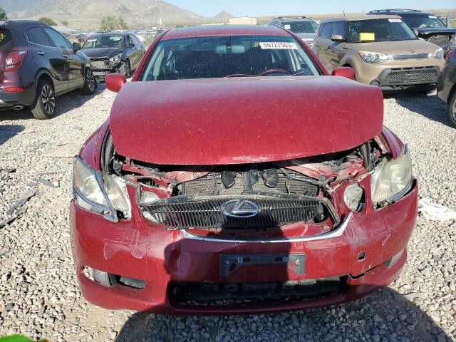 JTHBH96SX65042930 - 2006 LEXUS GS 300 RED photo 5