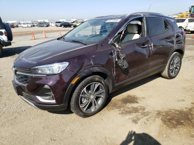 KL4MMDSLXMB148262 - 2021 BUICK ENCORE GX SELECT MAROON photo 1